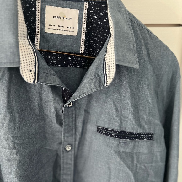 Mens Craft and Flow Button Up - Picture 3 of 3